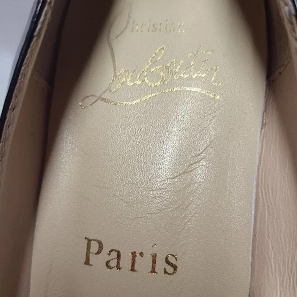 Christian Louboutin Black Patent Leather Heels - Picture 9 of 16